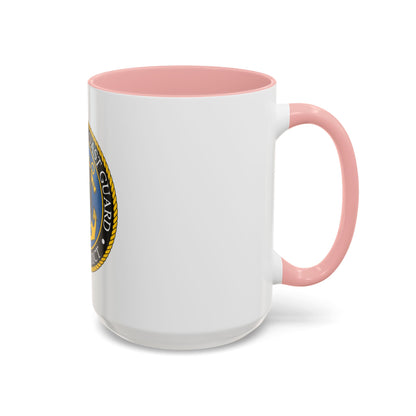 USCG 17th District (U.S. Coast Guard) Accent Coffee Mug