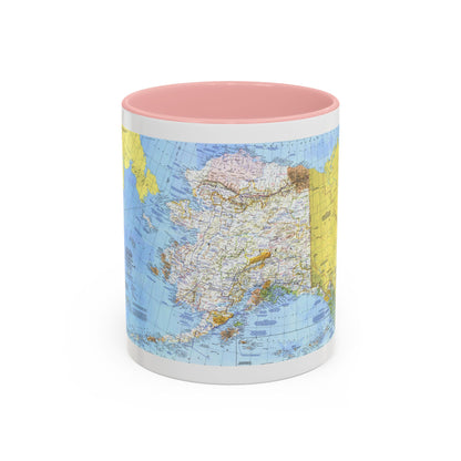 USA - Alaska (1975) (Map) Accent Coffee Mug