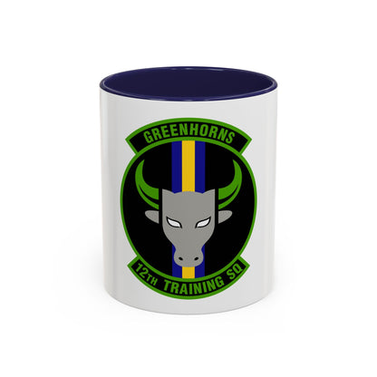 12 Training Sq AETC (U.S. Air Force) Accent Coffee Mug