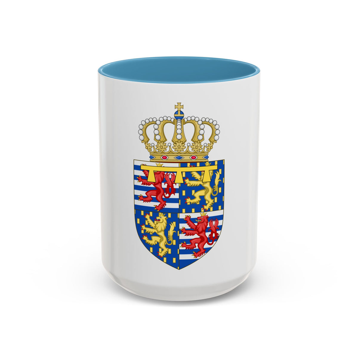 Lesser coat of arms of the Hereditary Grand Duke of Luxembourg (2000) - Accent Coffee Mug