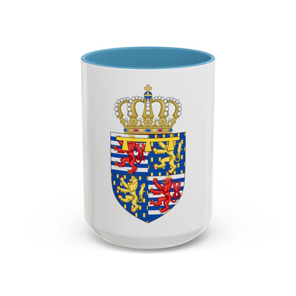 Lesser coat of arms of the Hereditary Grand Duke of Luxembourg (2000) - Accent Coffee Mug