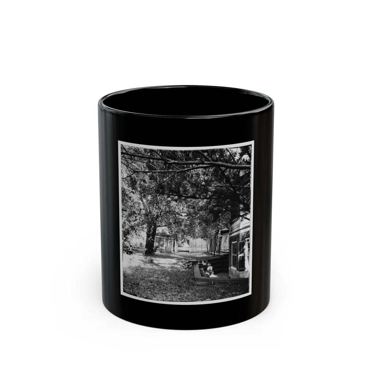 Backyard (U.S. Civil War) Black Coffee Mug