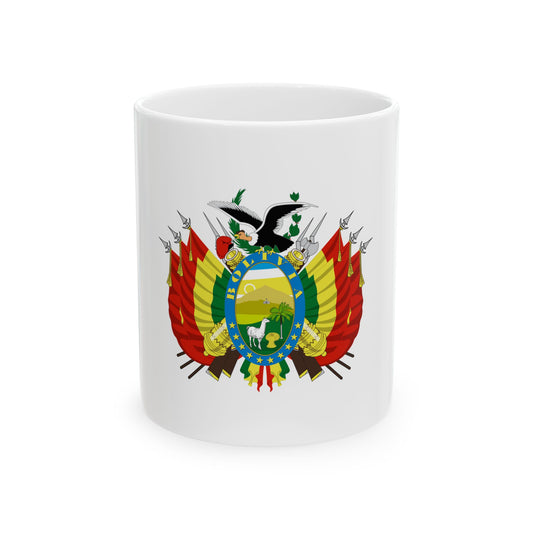 Coat of arms of Bolivia - White Coffee Mug