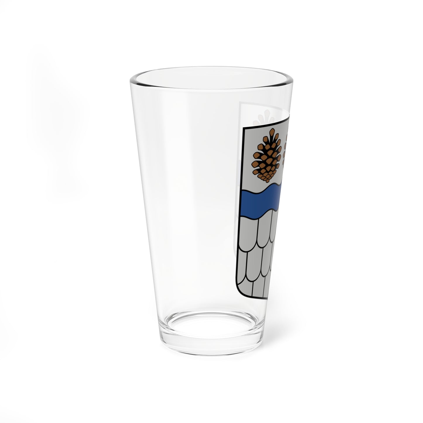 Vijciema pagasta ģerbonis (Latvia) (Coat of Arms) Pint Glass 16oz