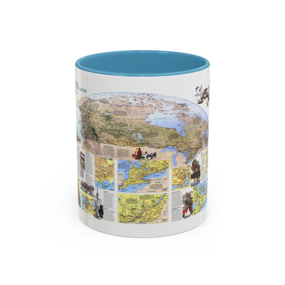 Canada - Vacationlands (1985) (Map) Accent Coffee Mug