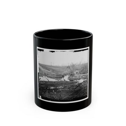 Cub Run, Va.  View With Destroyed Bridge (U.S. Civil War) Black Coffee Mug