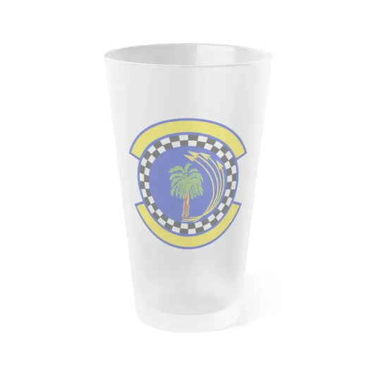 482 Force Support Squadron AFRC (U.S. Air Force) Frosted Pint Glass 16oz Default Title - Go Mug Yourself