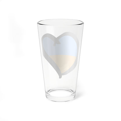 EuroUcraniaAnterior fair blue (Ukraine) Pint Glass 16oz