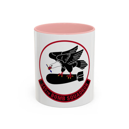 345 Bomb Squadron AFRC (U.S. Air Force) Accent Coffee Mug