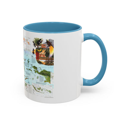 Indonesia 2 (1996) (Map) Accent Coffee Mug