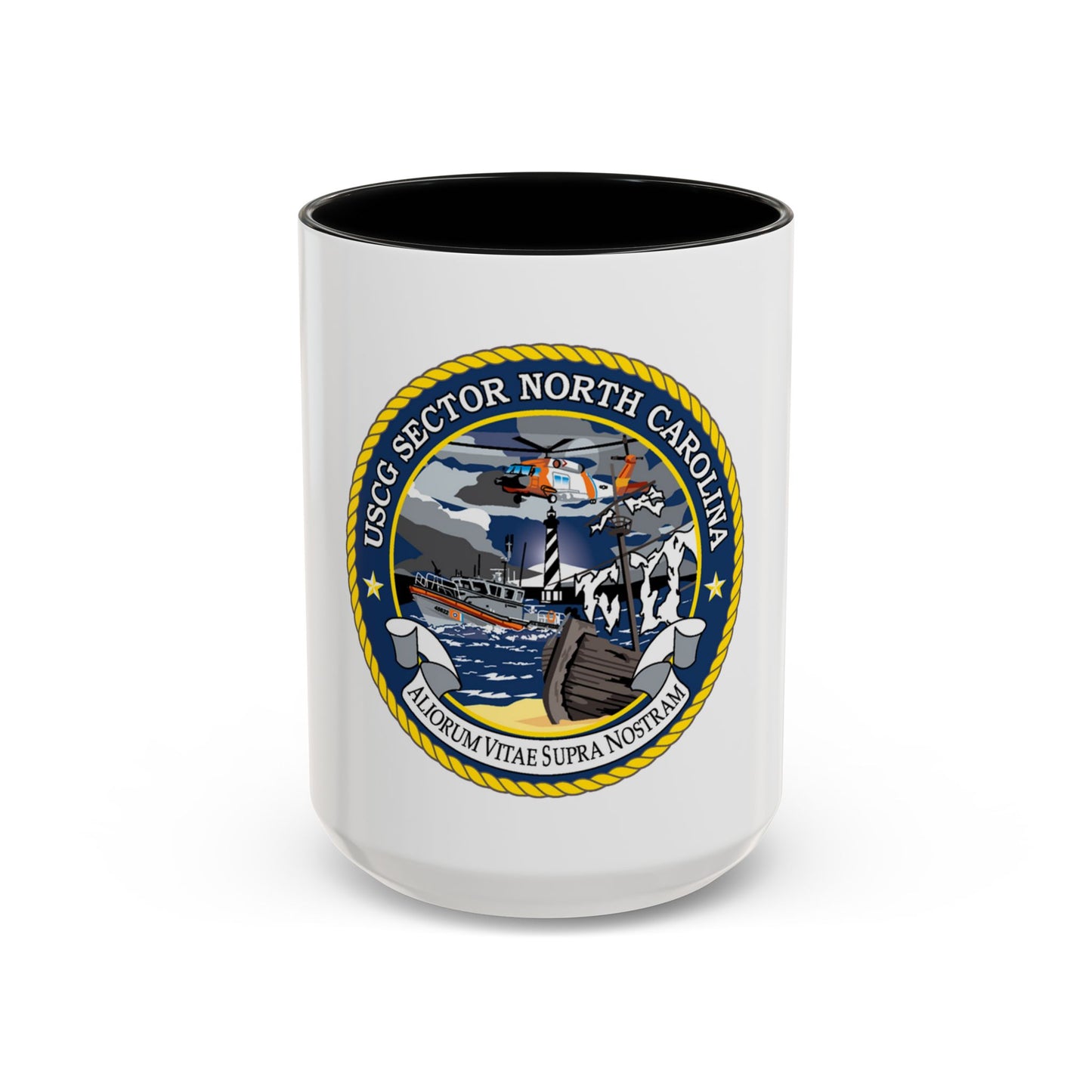USCG Secctor North Carolina (U.S. Coast Guard) Accent Coffee Mug