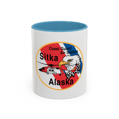 USCG Air Station Sitka (U.S. Coast Guard) Accent Coffee Mug