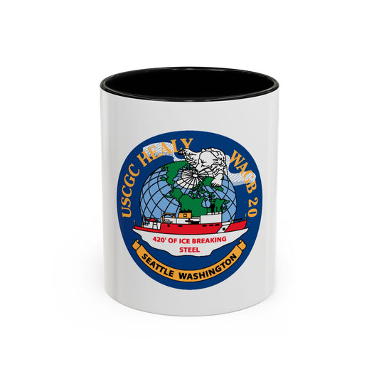 USCGC Healy WAGB 20 Seattle Wash (U.S. Coast Guard) Accent Coffee Mug