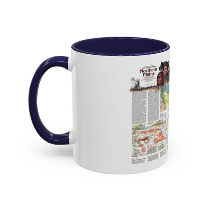 USA - Northern Plains 2 (1986) (Map) Accent Coffee Mug
