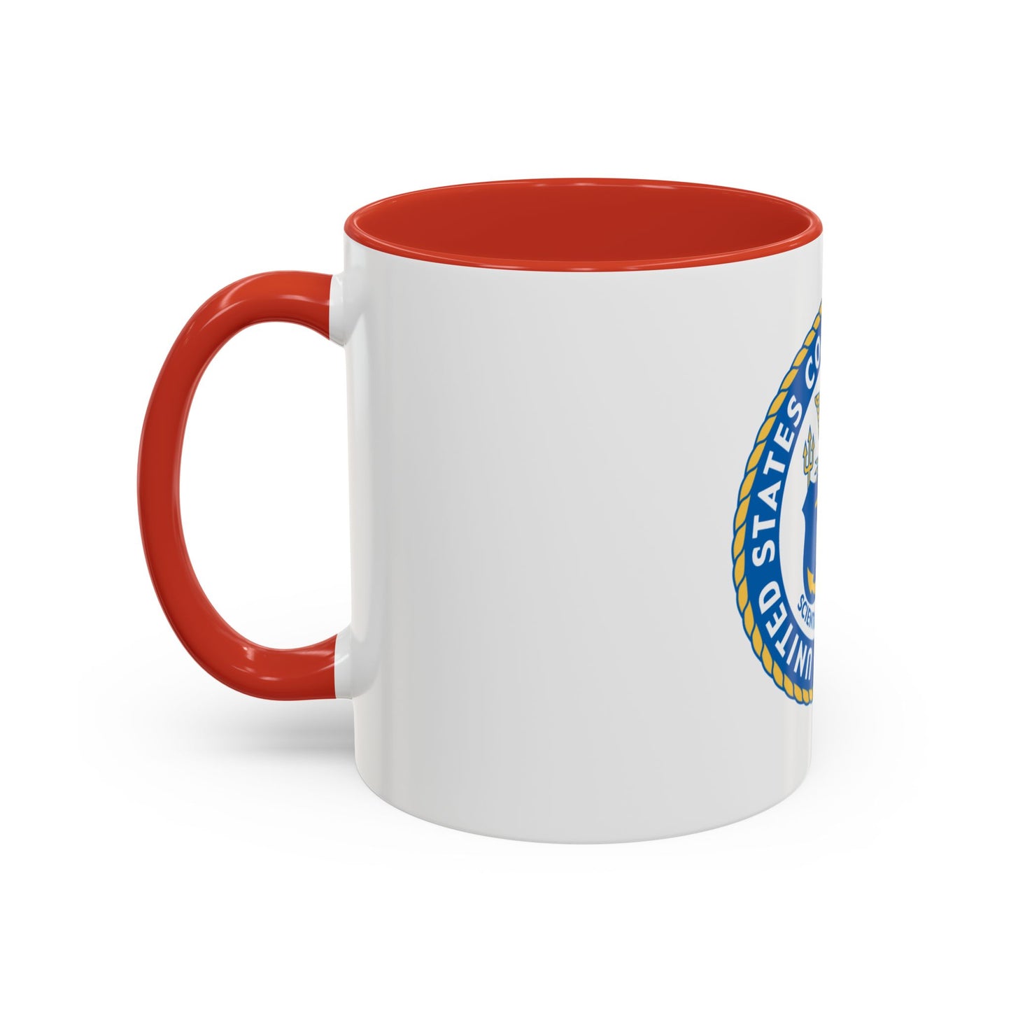USCG Academy (U.S. Coast Guard) Accent Coffee Mug