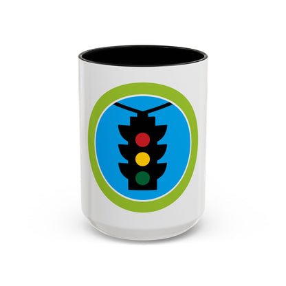 Traffic Safety (Boy Scout Merit Badge) Accent Coffee Mug