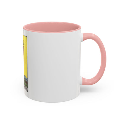 The Page of Pentacles (Tarot Card) Accent Coffee Mug