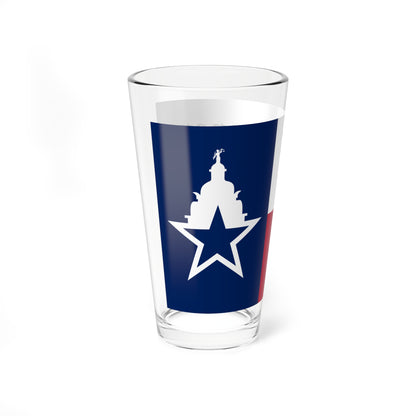 Flag of McLennan County Texas (United States) Pint Glass 16oz