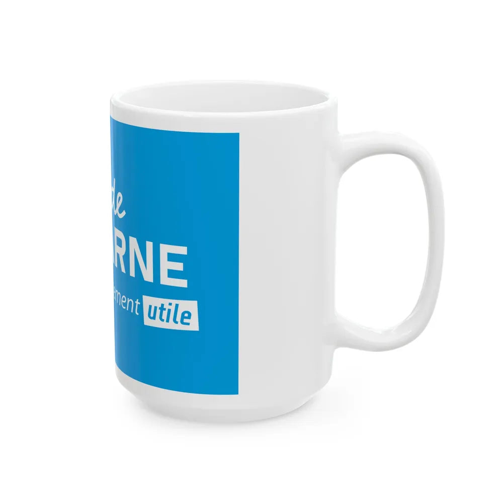 Flag of Val de Marne France - White Coffee Mug-Go Mug Yourself