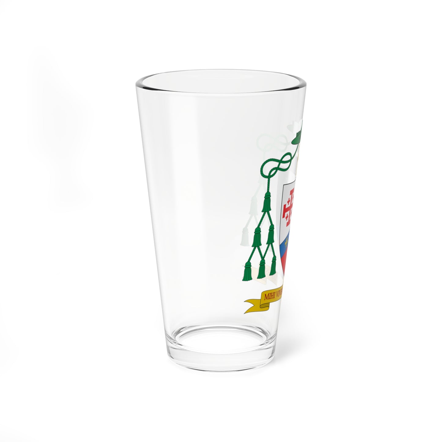 Escudo de Ginés Ramón García Beltrán (Spain) (Coat of Arms) Pint Glass 16oz