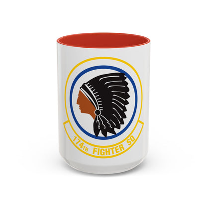 174 Fighter Squadron (U.S. Air Force) Accent Coffee Mug