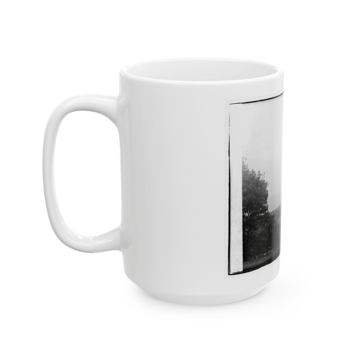 Statue Of Confederate Cannoneer On 3rd Maryland Infantry, U.S.A. & Latrobe's Battery, C.S.A. Monument, Chattanooga, Tennessee (U.S. Civil War) White Coffee Mug