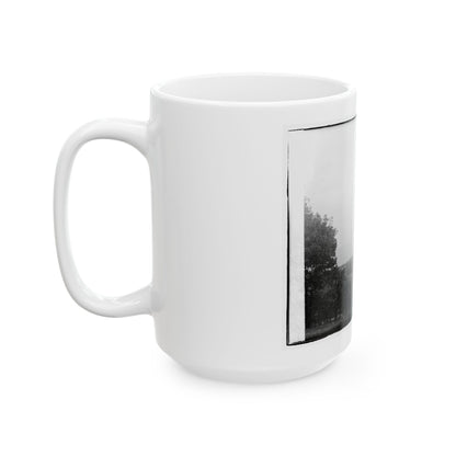 Statue Of Confederate Cannoneer On 3rd Maryland Infantry, U.S.A. & Latrobe's Battery, C.S.A. Monument, Chattanooga, Tennessee (U.S. Civil War) White Coffee Mug