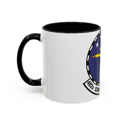 482d Communications Squadron (U.S. Air Force) Accent Coffee Mug - Go Mug Yourself