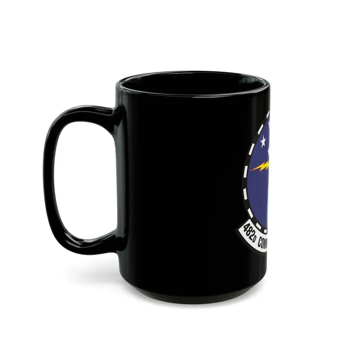 482d Communications Squadron (U.S. Air Force) Black Coffee Mug - Go Mug Yourself