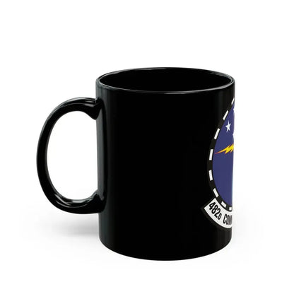 482d Communications Squadron (U.S. Air Force) Black Coffee Mug - Go Mug Yourself