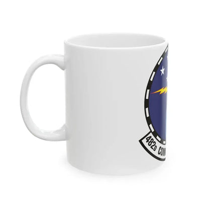 482d Communications Squadron (U.S. Air Force) White Coffee Mug - Go Mug Yourself