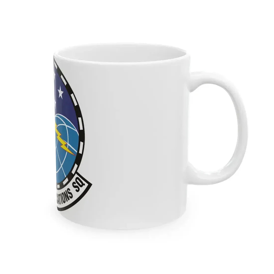 482d Communications Squadron (U.S. Air Force) White Coffee Mug - Go Mug Yourself