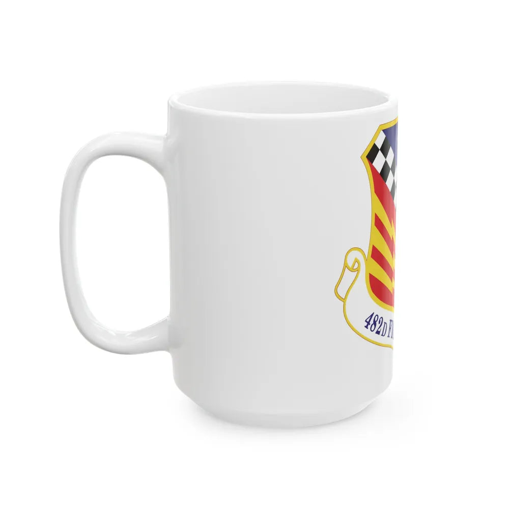 482d Fighter Wing (U.S. Air Force) White Coffee Mug-Go Mug Yourself