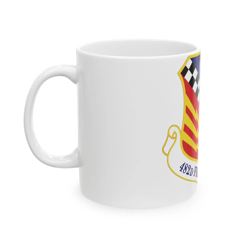 482d Fighter Wing (U.S. Air Force) White Coffee Mug-Go Mug Yourself