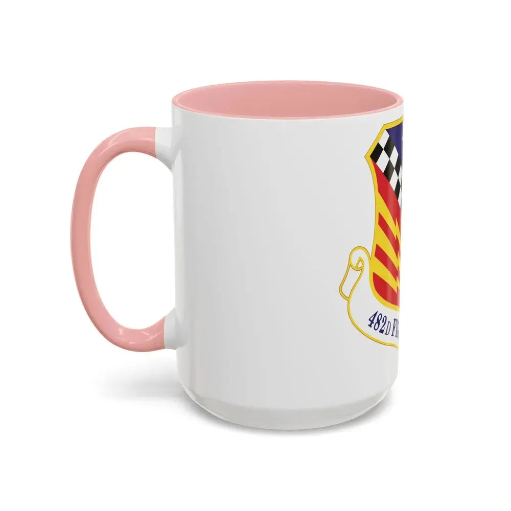 482d Fighter Wing (U.S. Air Force) Accent Coffee Mug - Go Mug Yourself