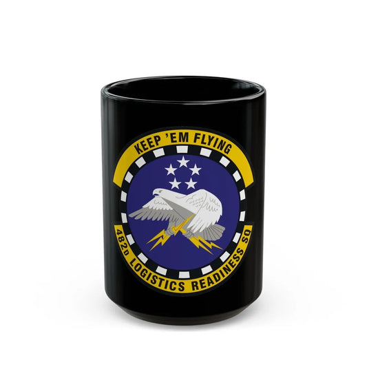 482d Logistics Readiness Squadron (U.S. Air Force) Black Coffee Mug-15oz-Go Mug Yourself