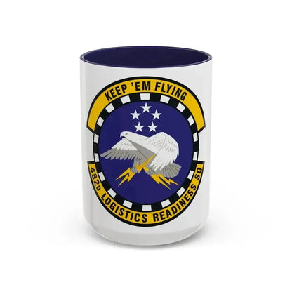 482d Logistics Readiness Squadron (U.S. Air Force) Accent Coffee Mug 15oz Navy - Go Mug Yourself