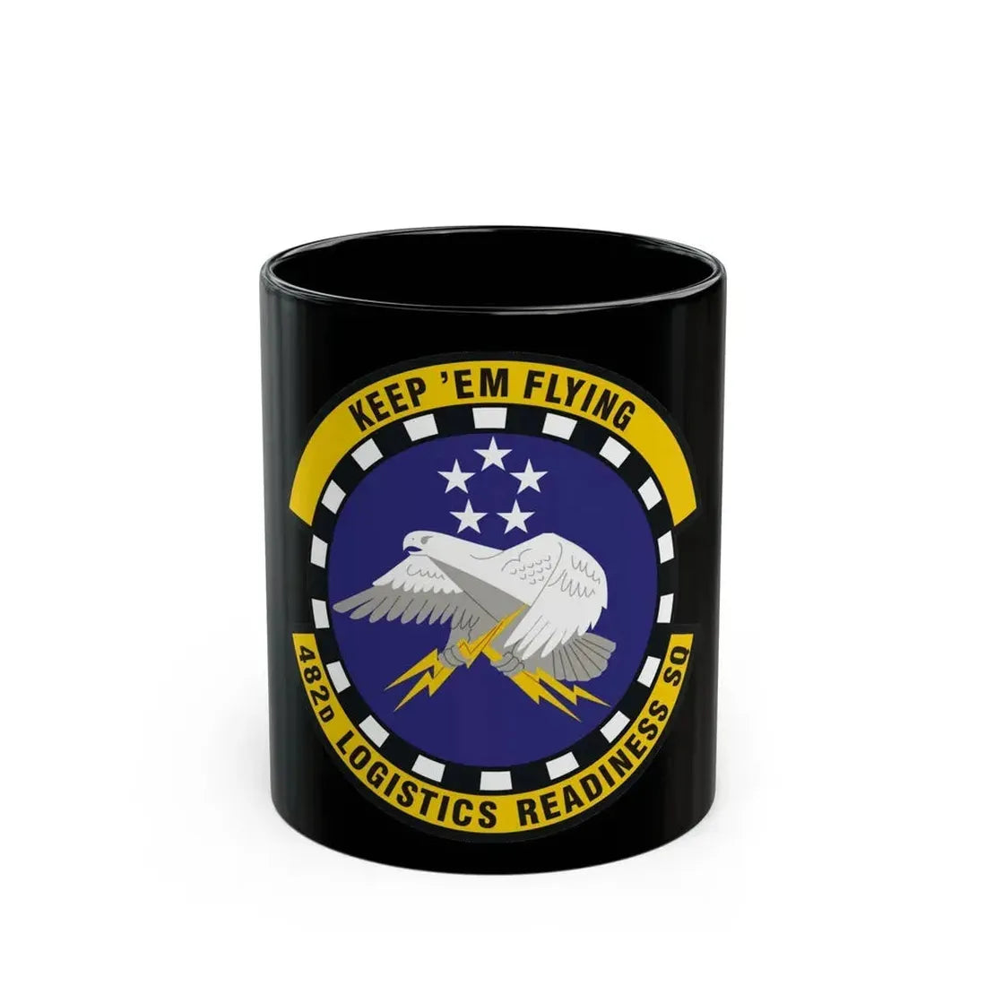 482d Logistics Readiness Squadron (U.S. Air Force) Black Coffee Mug 11oz - Go Mug Yourself