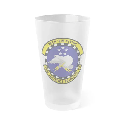 482d Logistics Readiness Squadron (U.S. Air Force) Frosted Pint Glass 16oz 16oz Frosted - Go Mug Yourself