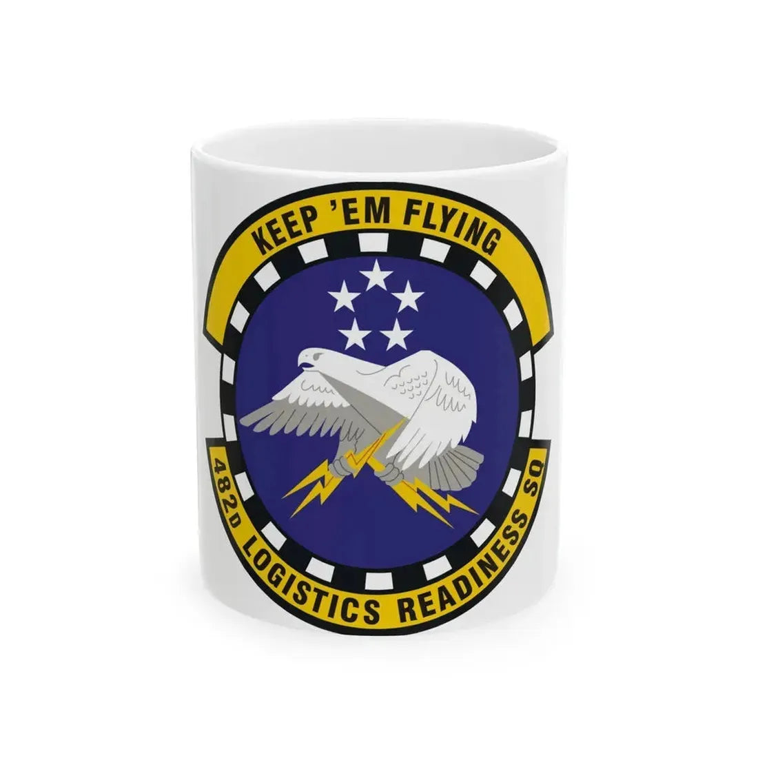 482d Logistics Readiness Squadron (U.S. Air Force) White Coffee Mug 11oz - Go Mug Yourself
