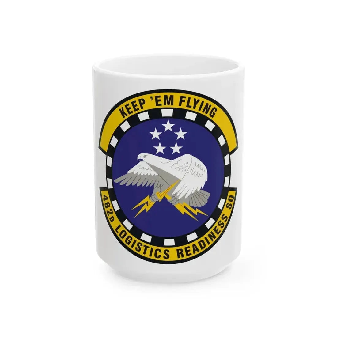482d Logistics Readiness Squadron (U.S. Air Force) White Coffee Mug 15oz - Go Mug Yourself