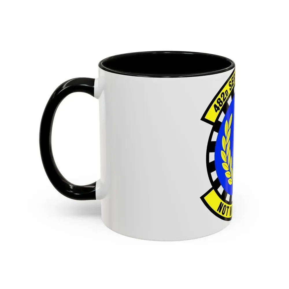 482d Services Flight (U.S. Air Force) Accent Coffee Mug - Go Mug Yourself