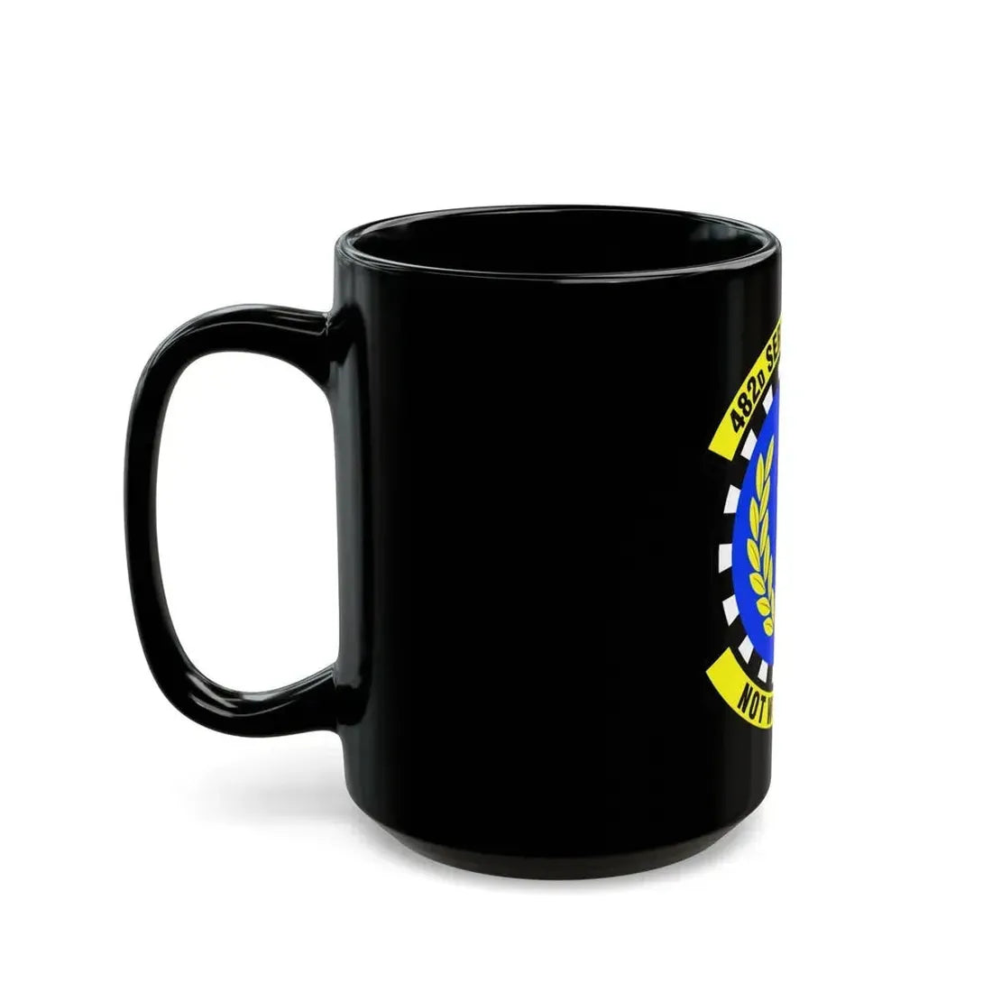482d Services Flight (U.S. Air Force) Black Coffee Mug - Go Mug Yourself