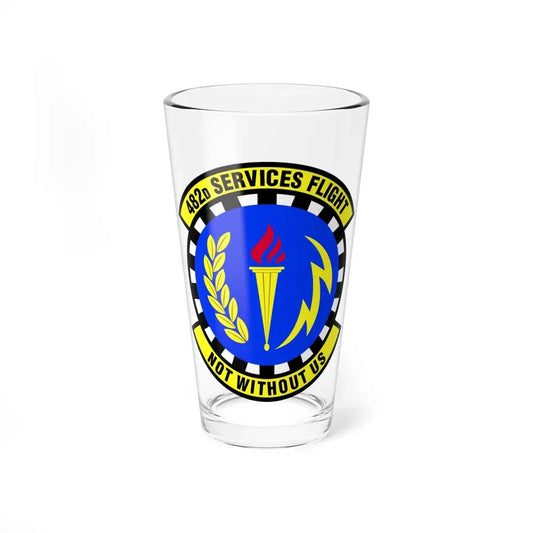 482d Services Flight (U.S. Air Force) Pint Glass 16oz 16oz - Go Mug Yourself