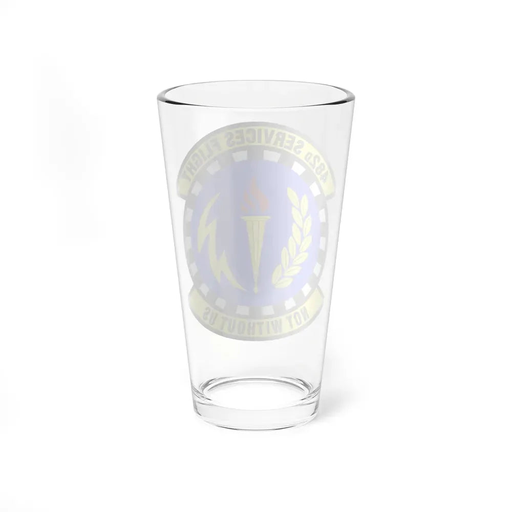 482d Services Flight (U.S. Air Force) Pint Glass 16oz - Go Mug Yourself