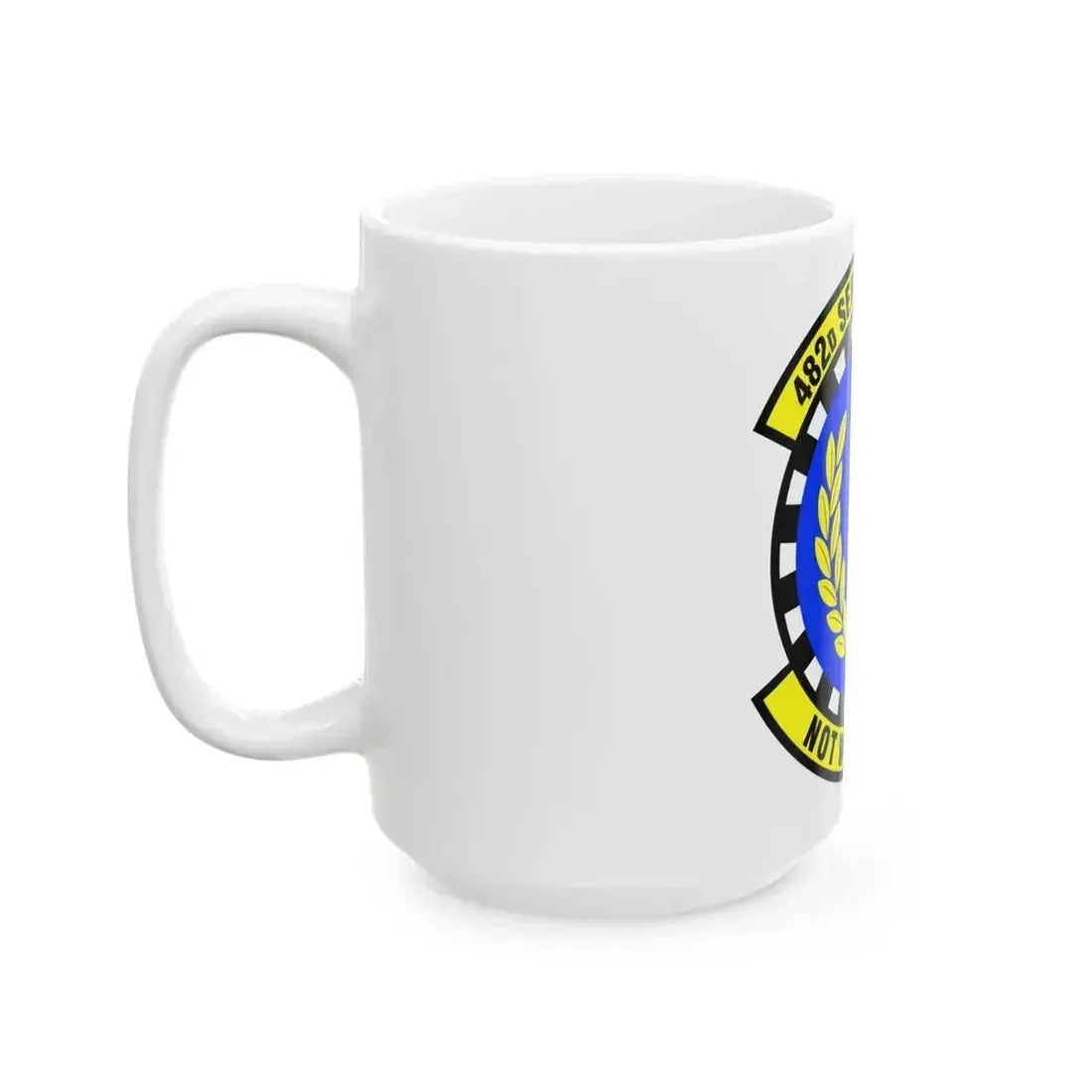 482d Services Flight (U.S. Air Force) White Coffee Mug - Go Mug Yourself