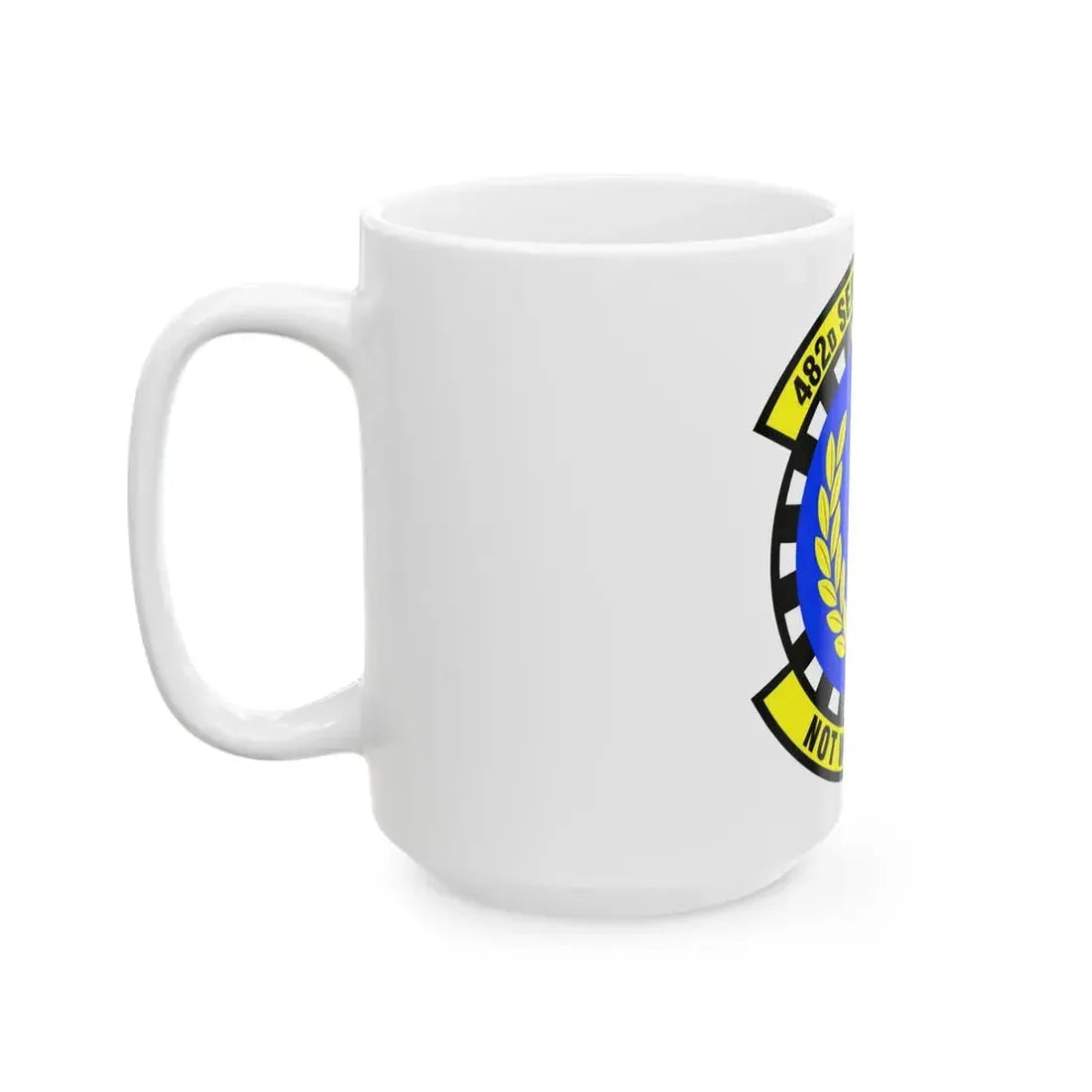 482d Services Flight (U.S. Air Force) White Coffee Mug - Go Mug Yourself