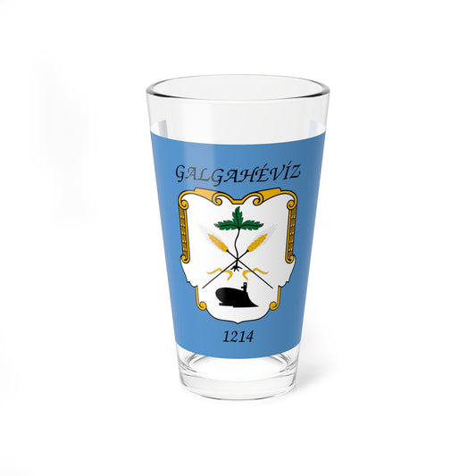Flag of Galgaheviz (Hungary) Pint Glass 16oz