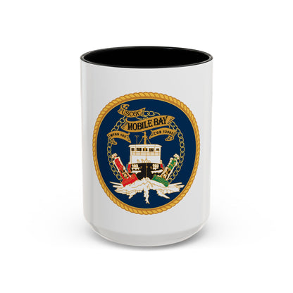 USCGC Mobile Bay WTGB 103 (U.S. Coast Guard) Accent Coffee Mug