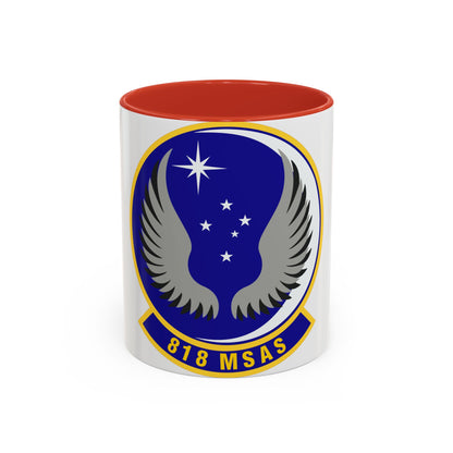 818th Mobility Support Advisory Squadron (U.S. Air Force) Accent Coffee Mug